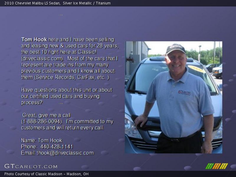 Silver Ice Metallic / Titanium 2010 Chevrolet Malibu LS Sedan