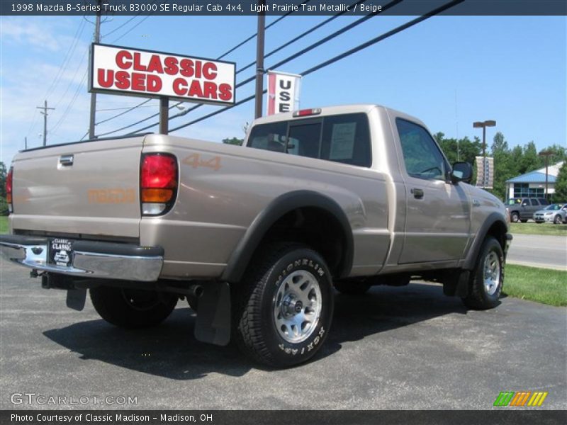 Light Prairie Tan Metallic / Beige 1998 Mazda B-Series Truck B3000 SE Regular Cab 4x4