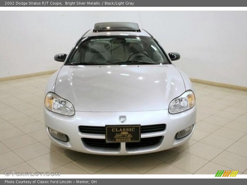 Bright Silver Metallic / Black/Light Gray 2002 Dodge Stratus R/T Coupe