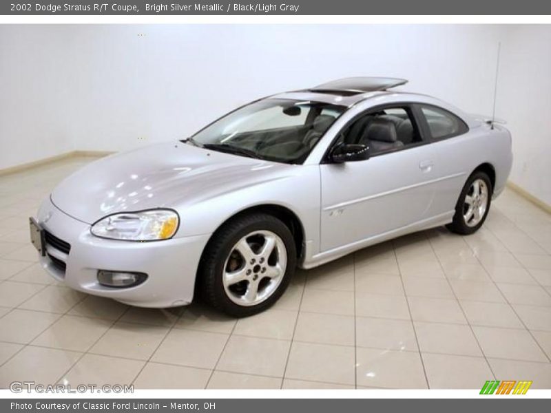 Bright Silver Metallic / Black/Light Gray 2002 Dodge Stratus R/T Coupe