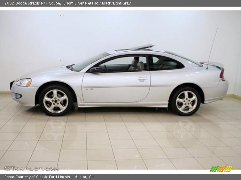 Bright Silver Metallic / Black/Light Gray 2002 Dodge Stratus R/T Coupe
