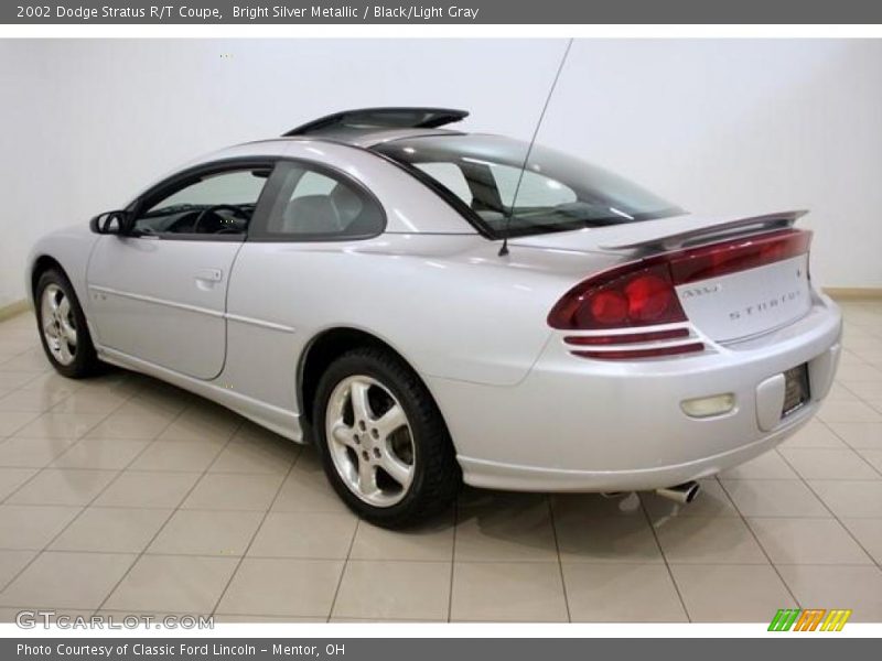 Bright Silver Metallic / Black/Light Gray 2002 Dodge Stratus R/T Coupe