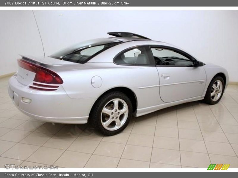 Bright Silver Metallic / Black/Light Gray 2002 Dodge Stratus R/T Coupe