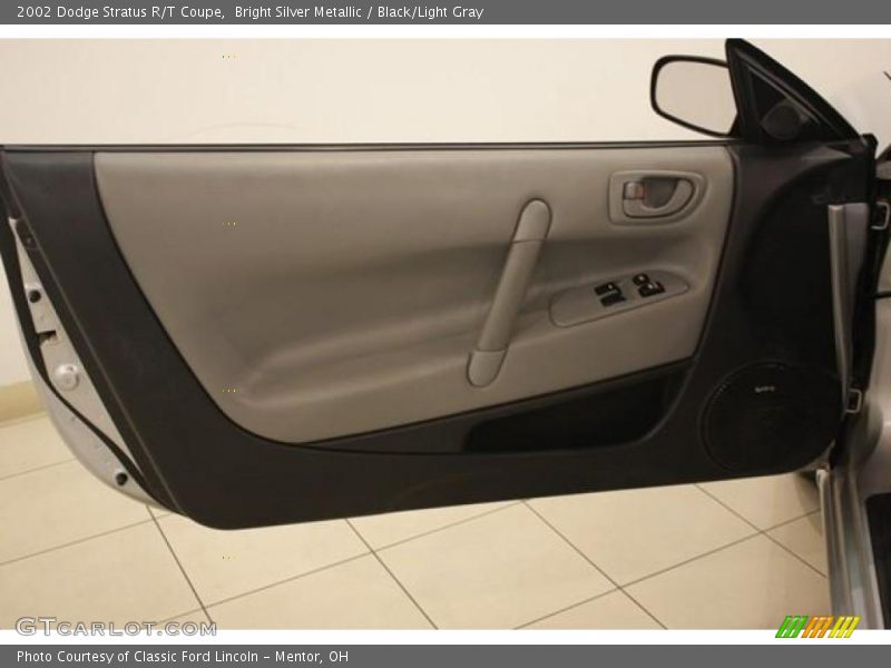Bright Silver Metallic / Black/Light Gray 2002 Dodge Stratus R/T Coupe