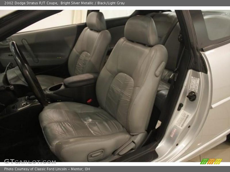 Bright Silver Metallic / Black/Light Gray 2002 Dodge Stratus R/T Coupe