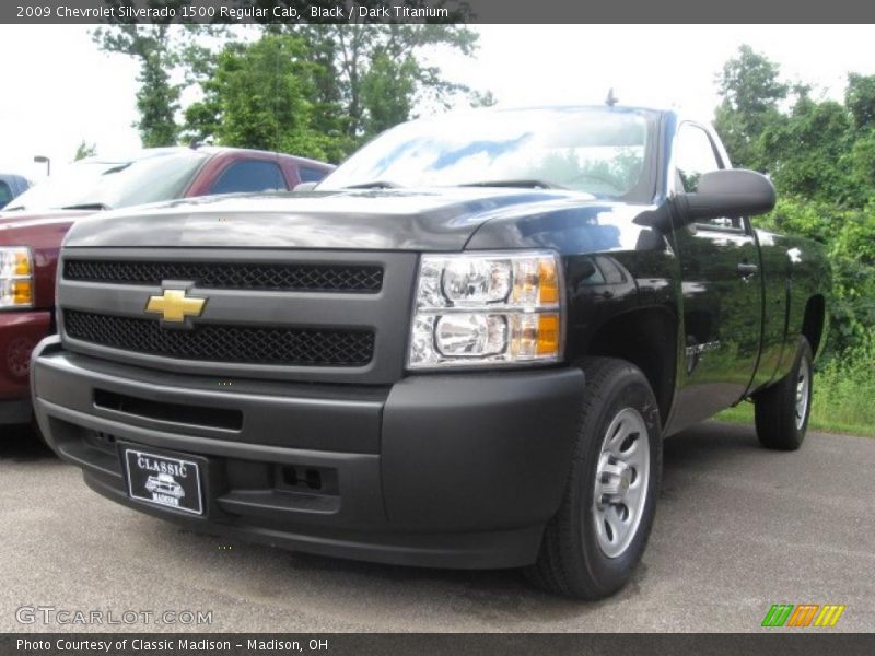 Black / Dark Titanium 2009 Chevrolet Silverado 1500 Regular Cab