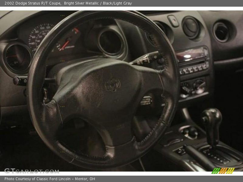 Bright Silver Metallic / Black/Light Gray 2002 Dodge Stratus R/T Coupe