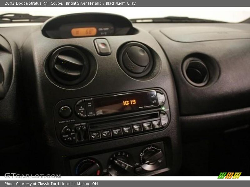 Bright Silver Metallic / Black/Light Gray 2002 Dodge Stratus R/T Coupe