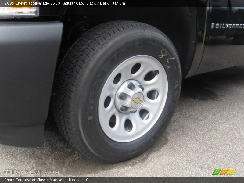 Black / Dark Titanium 2009 Chevrolet Silverado 1500 Regular Cab