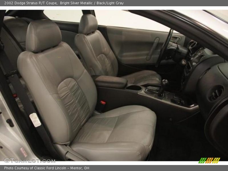 Bright Silver Metallic / Black/Light Gray 2002 Dodge Stratus R/T Coupe