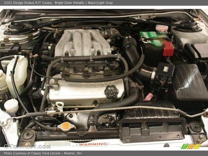 Bright Silver Metallic / Black/Light Gray 2002 Dodge Stratus R/T Coupe