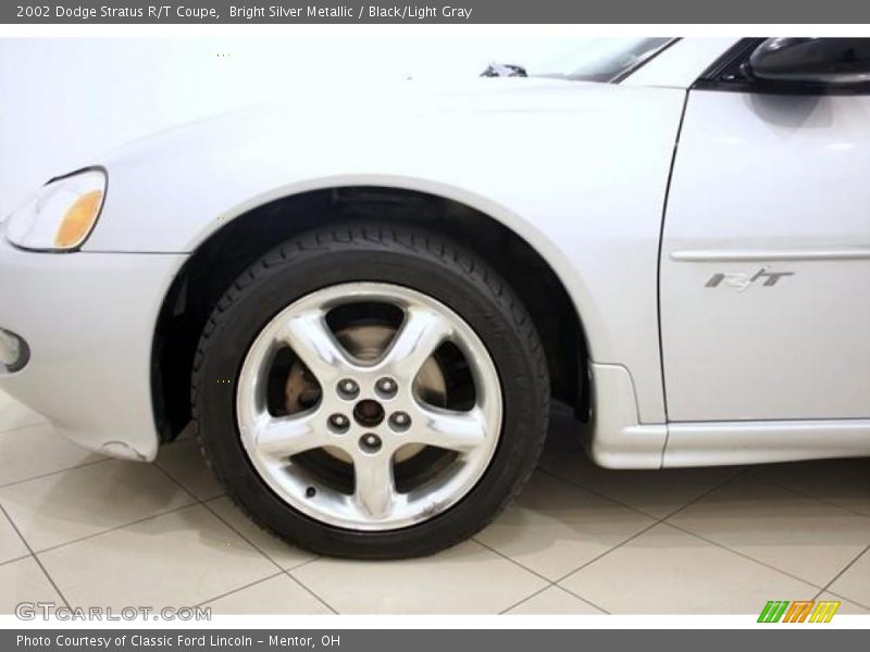 Bright Silver Metallic / Black/Light Gray 2002 Dodge Stratus R/T Coupe