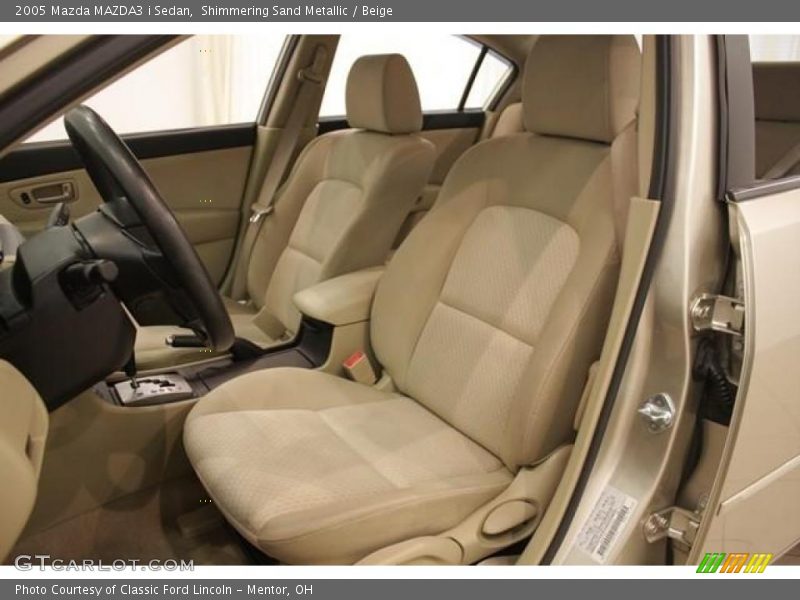 Shimmering Sand Metallic / Beige 2005 Mazda MAZDA3 i Sedan