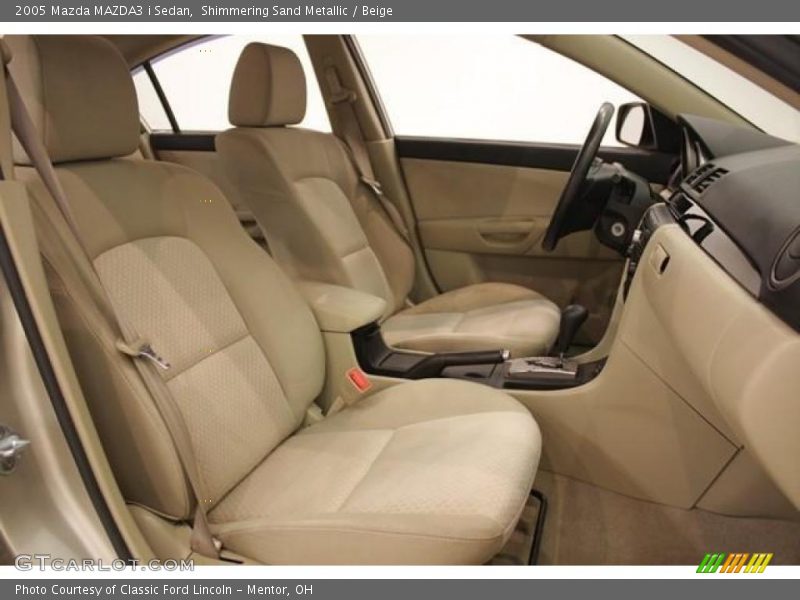 Shimmering Sand Metallic / Beige 2005 Mazda MAZDA3 i Sedan