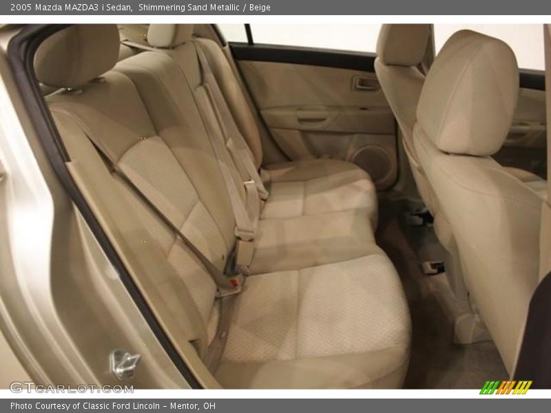 Shimmering Sand Metallic / Beige 2005 Mazda MAZDA3 i Sedan