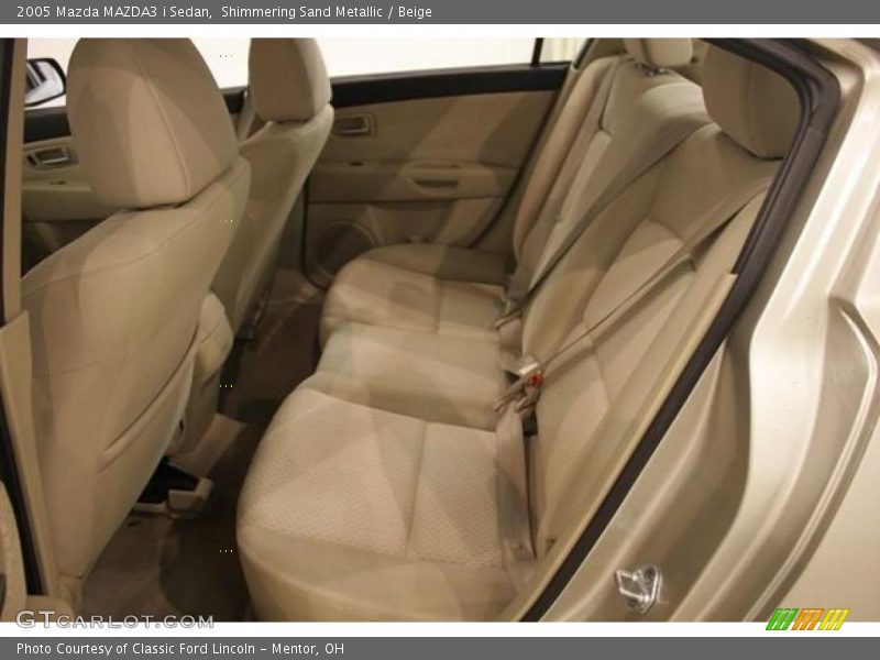 Shimmering Sand Metallic / Beige 2005 Mazda MAZDA3 i Sedan