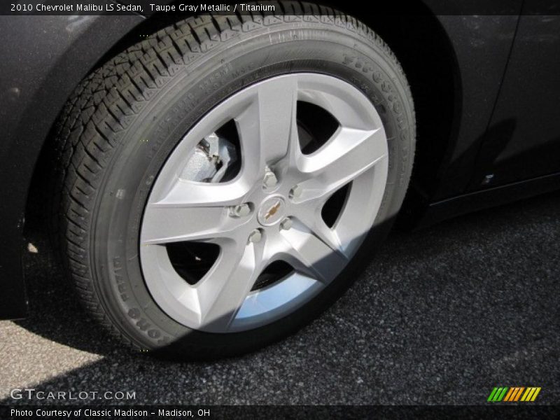 Taupe Gray Metallic / Titanium 2010 Chevrolet Malibu LS Sedan