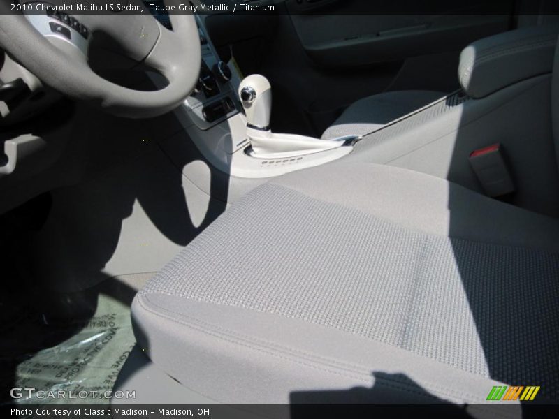 Taupe Gray Metallic / Titanium 2010 Chevrolet Malibu LS Sedan