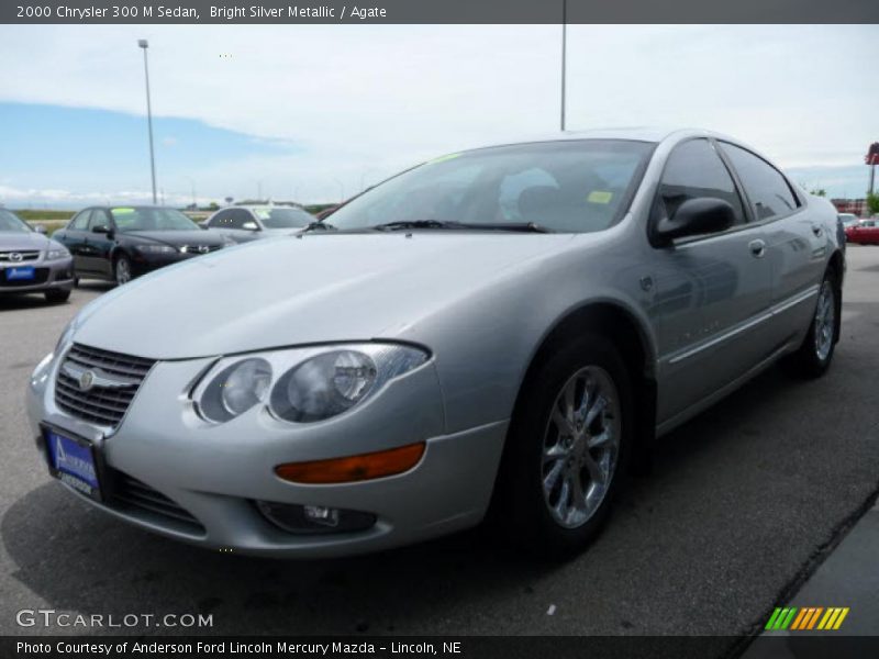 Bright Silver Metallic / Agate 2000 Chrysler 300 M Sedan
