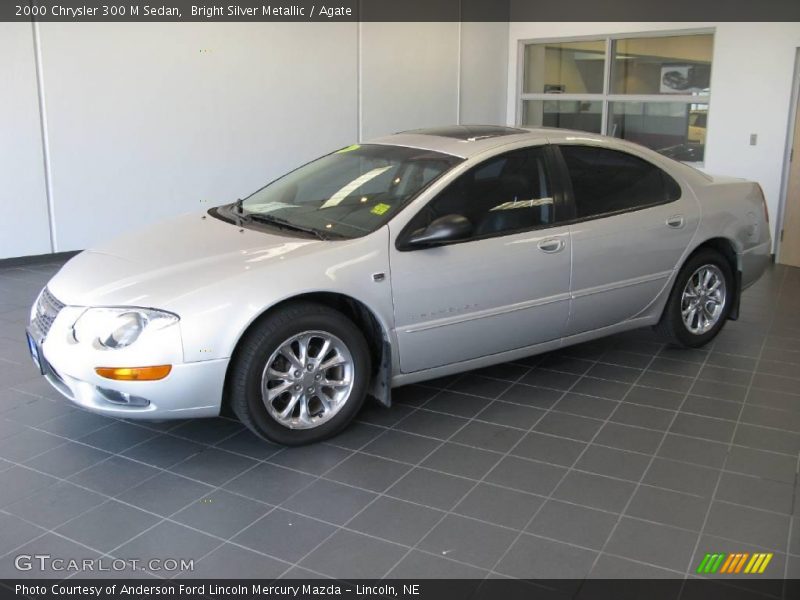Bright Silver Metallic / Agate 2000 Chrysler 300 M Sedan