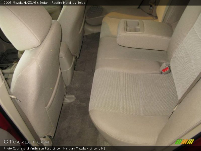 Redfire Metallic / Beige 2003 Mazda MAZDA6 s Sedan