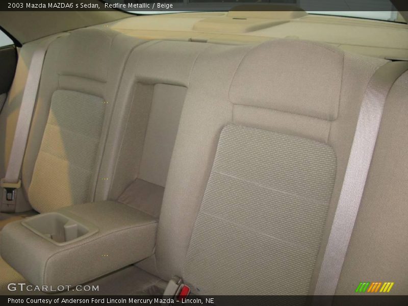 Redfire Metallic / Beige 2003 Mazda MAZDA6 s Sedan