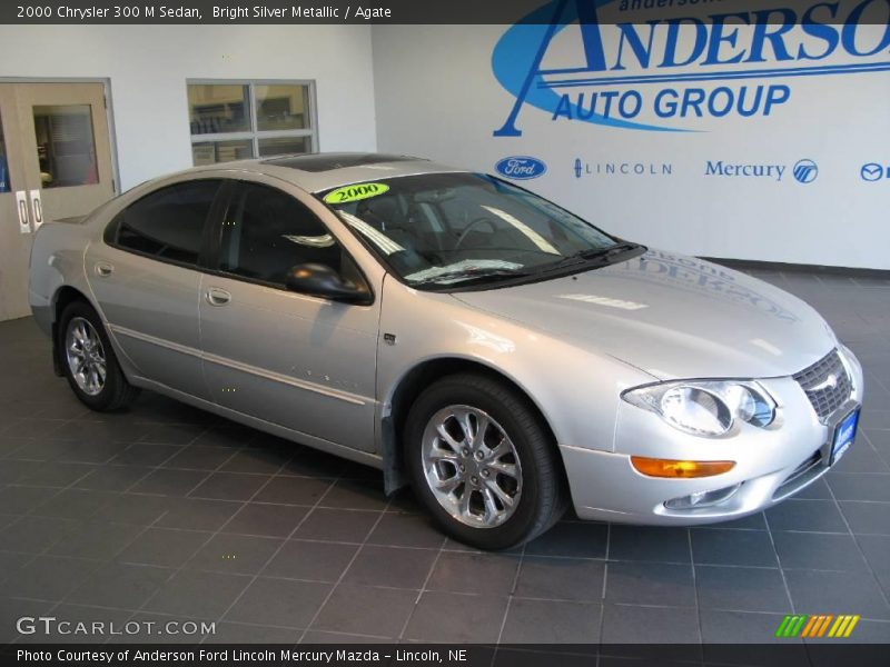Bright Silver Metallic / Agate 2000 Chrysler 300 M Sedan