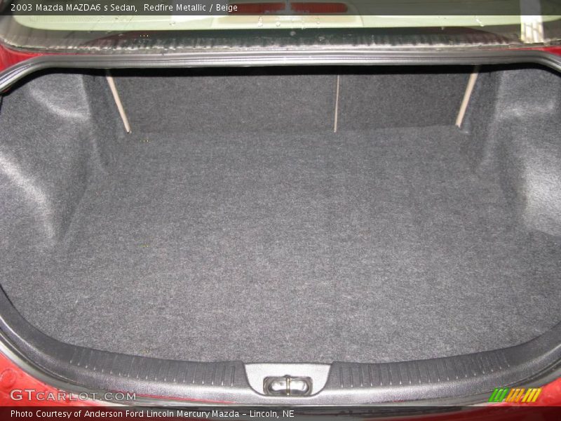 Redfire Metallic / Beige 2003 Mazda MAZDA6 s Sedan