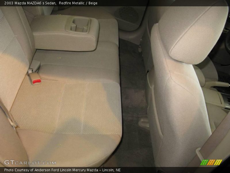Redfire Metallic / Beige 2003 Mazda MAZDA6 s Sedan