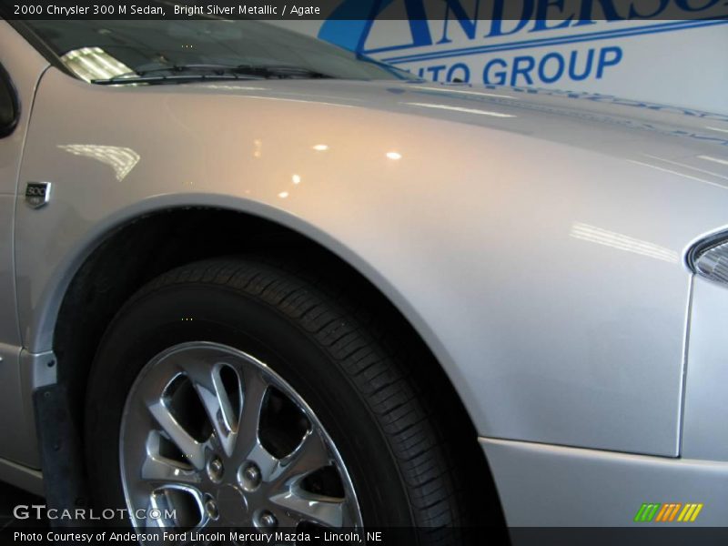 Bright Silver Metallic / Agate 2000 Chrysler 300 M Sedan
