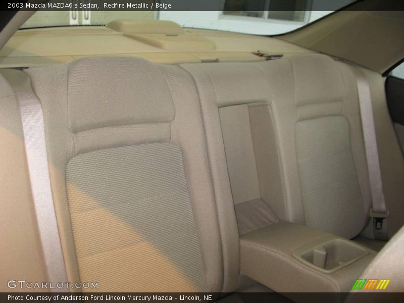 Redfire Metallic / Beige 2003 Mazda MAZDA6 s Sedan