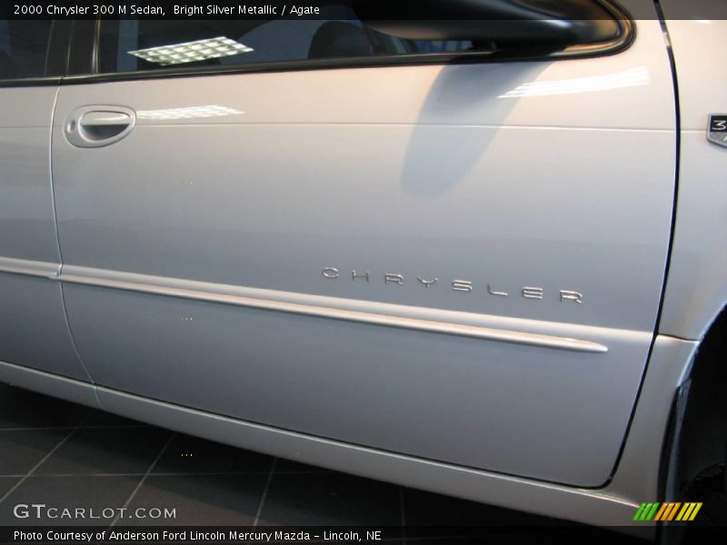 Bright Silver Metallic / Agate 2000 Chrysler 300 M Sedan