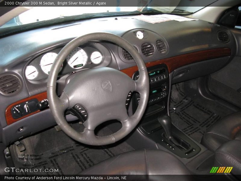 Bright Silver Metallic / Agate 2000 Chrysler 300 M Sedan