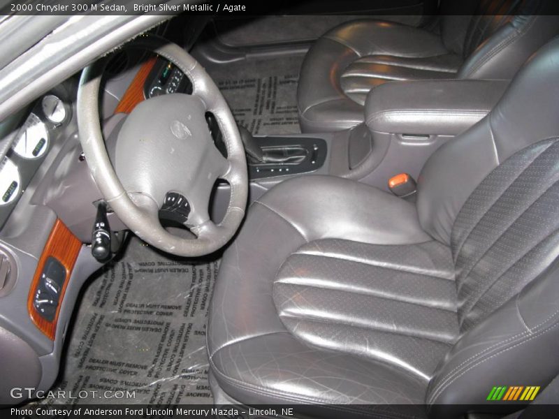 Bright Silver Metallic / Agate 2000 Chrysler 300 M Sedan