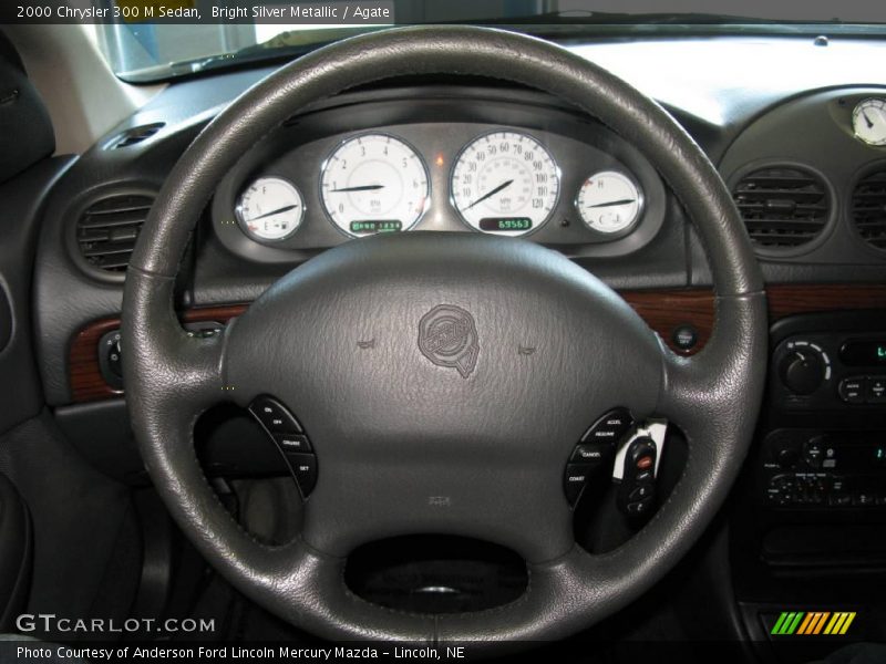 Bright Silver Metallic / Agate 2000 Chrysler 300 M Sedan