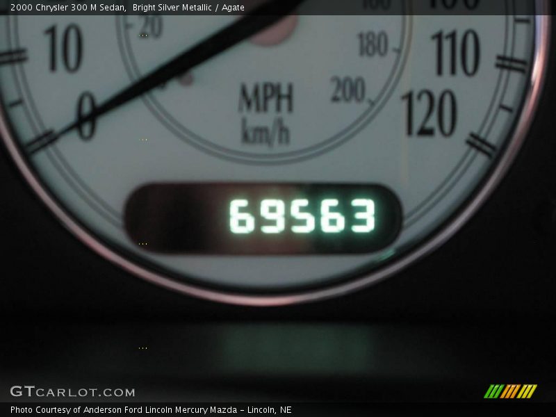 Bright Silver Metallic / Agate 2000 Chrysler 300 M Sedan