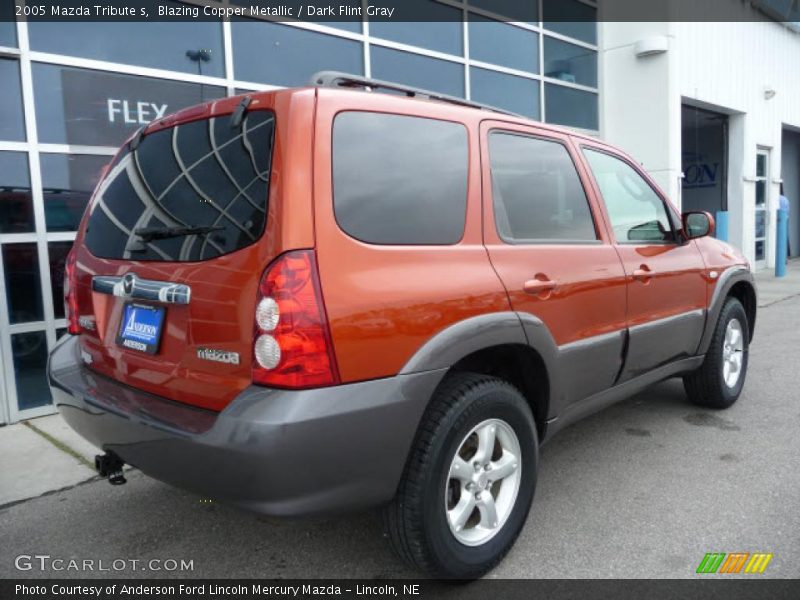 Blazing Copper Metallic / Dark Flint Gray 2005 Mazda Tribute s