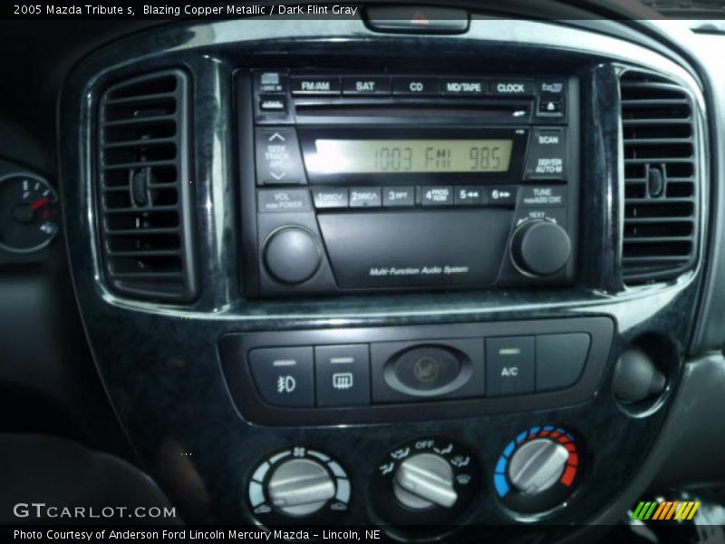 Blazing Copper Metallic / Dark Flint Gray 2005 Mazda Tribute s