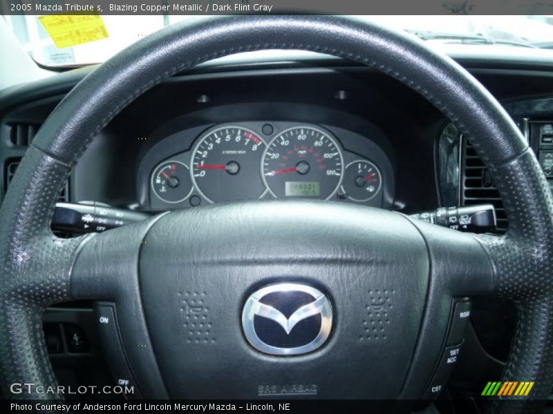 Blazing Copper Metallic / Dark Flint Gray 2005 Mazda Tribute s