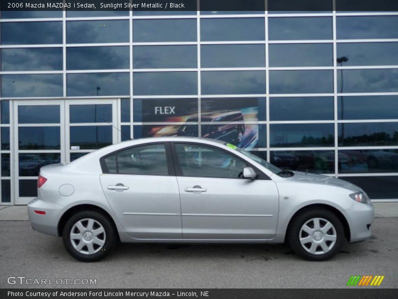 Sunlight Silver Metallic / Black 2006 Mazda MAZDA3 i Sedan