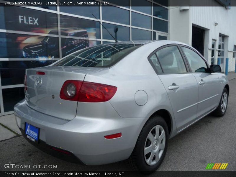 Sunlight Silver Metallic / Black 2006 Mazda MAZDA3 i Sedan