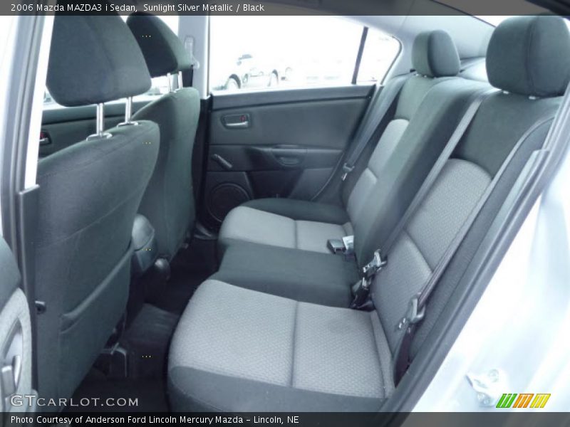 Sunlight Silver Metallic / Black 2006 Mazda MAZDA3 i Sedan