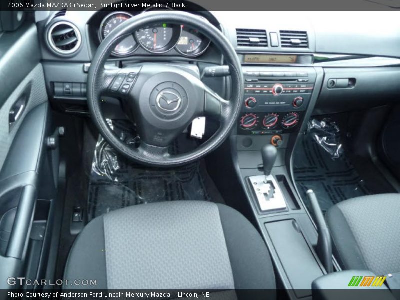 Sunlight Silver Metallic / Black 2006 Mazda MAZDA3 i Sedan