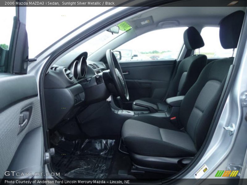 Sunlight Silver Metallic / Black 2006 Mazda MAZDA3 i Sedan