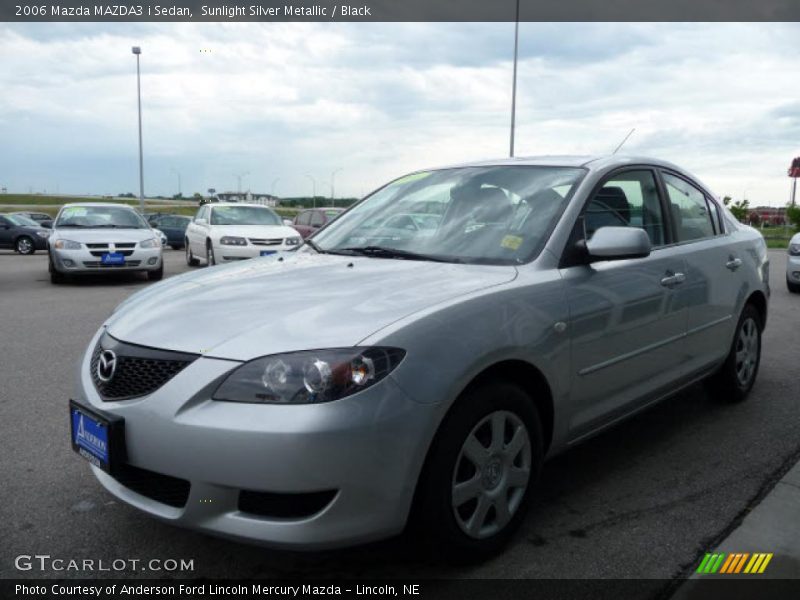 Sunlight Silver Metallic / Black 2006 Mazda MAZDA3 i Sedan
