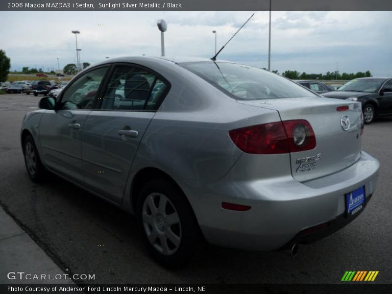 Sunlight Silver Metallic / Black 2006 Mazda MAZDA3 i Sedan