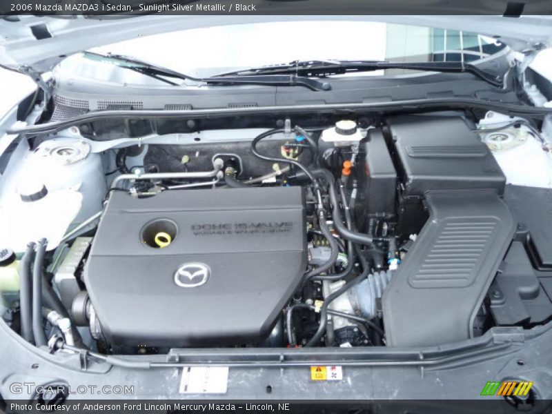 Sunlight Silver Metallic / Black 2006 Mazda MAZDA3 i Sedan