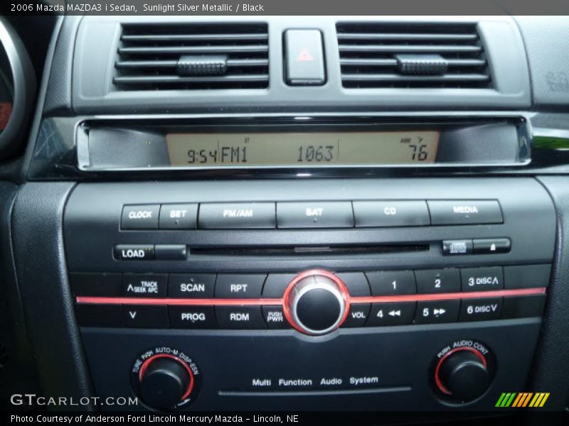 Sunlight Silver Metallic / Black 2006 Mazda MAZDA3 i Sedan