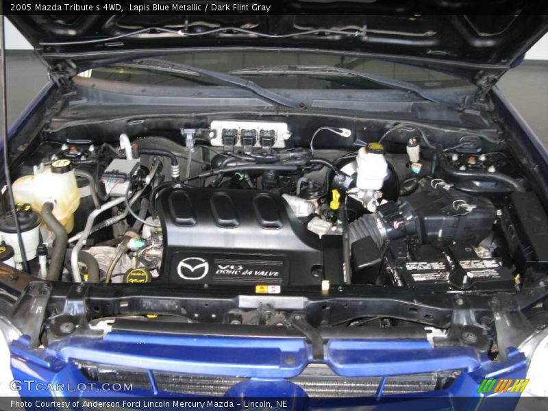 Lapis Blue Metallic / Dark Flint Gray 2005 Mazda Tribute s 4WD
