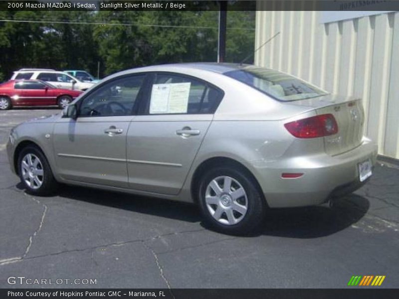 Sunlight Silver Metallic / Beige 2006 Mazda MAZDA3 i Sedan